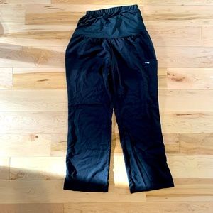 Black greys anatomy maternity scrub pants
